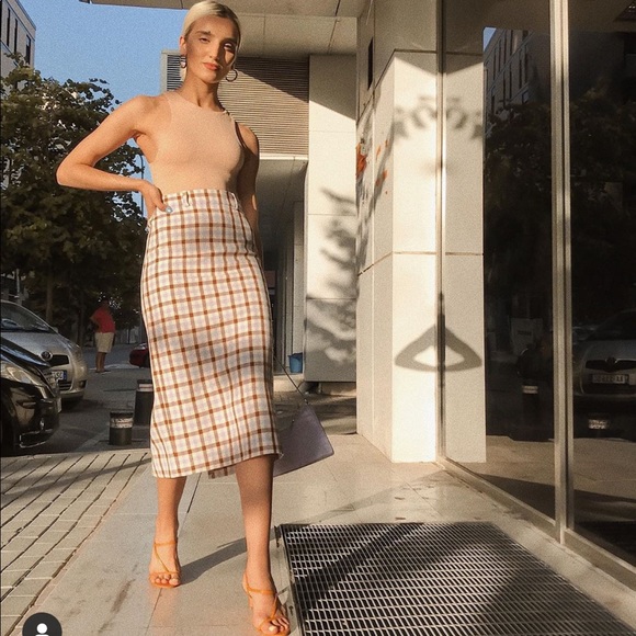 Zara plaid skirt bloggers favorite - Picture 6 of 15